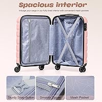 Amazon.com | AnyZip Luggage Set 20 Inch Carry on Luggage PC ABS